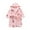 Pink, variant on Odeerbi Pajamas Toddler Baby Boys Girls Cartoon Bathrobes Flannel Night-Robe Sleepwear