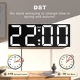 thumbnail image 4 of Luz nocturna Clock JALL con pantalla LED grande de 22 pulgadas, DST, 4 of 6