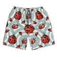thumbnail image 4 of Bixox Men's Insects printing Casual Classic Fit Short Summer Beach Shorts, 4 of 6