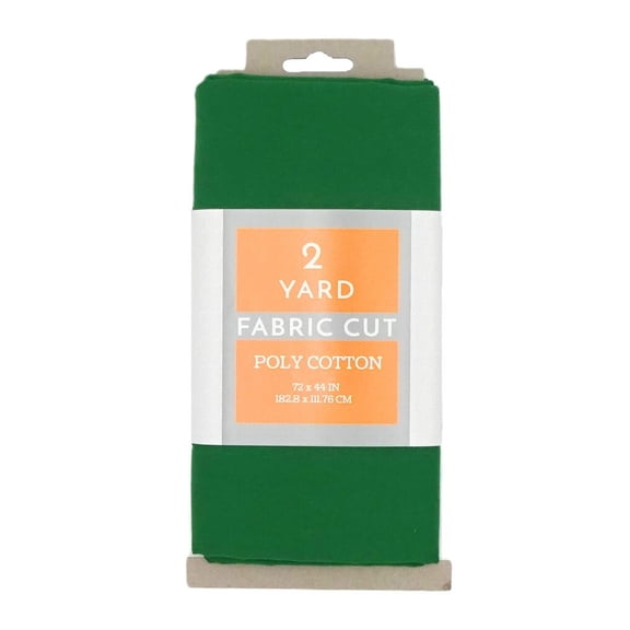 Shason Textile 2 Yard Cut Poly Cotton Fabric, Holly, 44" Wide for Craft & Quilting Projects