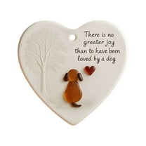 HCTSHG Wooden Dog Paw Ornaments - Cute Artistic Puppy Plaid Paw Print Xmas Tree Hanging Tag Cat Claw Ornaments with Ropes for Holiday Tree Decor ﻿