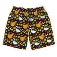 thumbnail image 3 of Uemuo Farm Goose Pattern Men's Swim Trunks Hawaiian Beach Bathing Suit Swimsuits Beach Quick-Dry Shorts with Pockets-Medium, 3 of 9