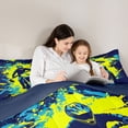 thumbnail image 5 of Homewish Dirt Bike Bedding Comforter Set 2pcs for Boys Girls,Extreme Sport Twin Comforter Sets Microfiber,Graffiti Splash Breathable Bedding Set,Ultra Soft Home Decor,Reversible, 5 of 8