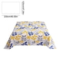 thumbnail image 3 of Polyester Flat Sheet with Floral Pattern, Multicolor, 230 x 250 cm, 1 Piece, Breathable Comfortable Bedding for Double Bed, Easy-Care, 3 of 6