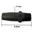 thumbnail image 3 of Amdohai 1PCS Transmission Fluid Fill Adapter Black Replacement for Ford Explorers 2003-up 7420L, 3 of 6
