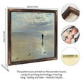 thumbnail image 2 of Coastal Serenity Wooden Sign Wall Plaque - Vintage Art Decoration, Wall Decoration - Ideal Gift For Home Decoration, Living Room, Bathroom, Bedroom, Garden, Dining, Bar, Cafe, Festival Party Decor, 2 of 7