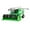 Green, variant on shamjina Combine Harvester with Front Cutting Device Pretend Play Simulation for Kids Children Red