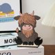 thumbnail image 2 of Cute Cow Figurine Wooden Ornament Gifts For Parties Office Desktop Centerpieces, 2 of 5