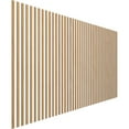thumbnail image 3 of Ekena Millwork 47"H x 1/4"T Adjustable Wood Slat Wall Panel Kit with 1"W Slats, Maple (contains 42 Slats), 3 of 7