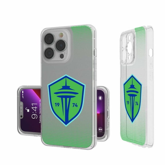 Keyscaper Seattle Sounders FC Linen Logo iPhone Clear Case