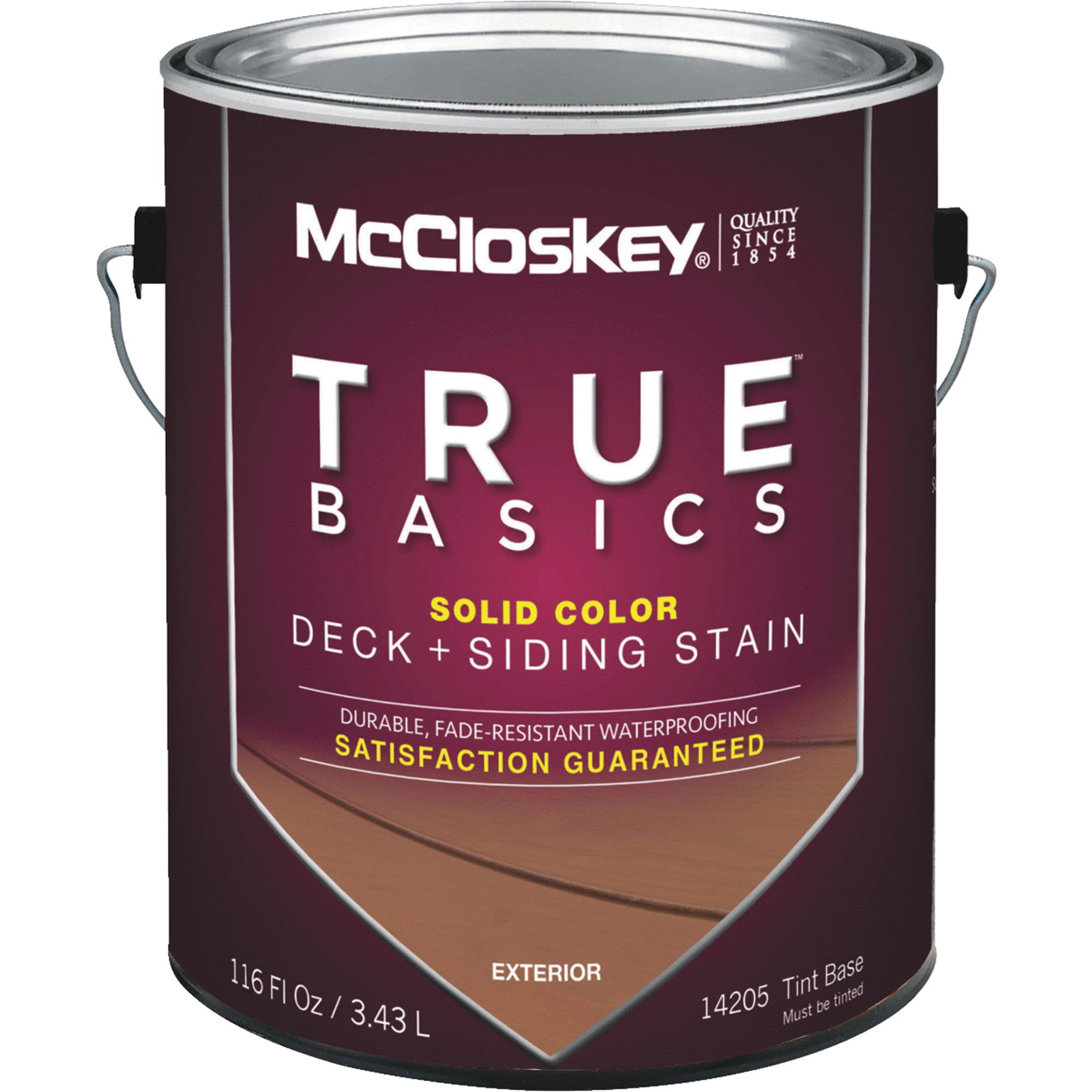 McCloskey TRUE BASICS Solid Color Deck &amp; Siding Exterior
