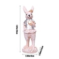 thumbnail image 2 of Decoraciones de Mesa para Decoraciones de Conejito de Pascua de Resina de Sala de Estar 20x6x6cm para Fiesta de Pascua, Escritorio, Estante Y Regalos de Vacaciones, 2 of 7