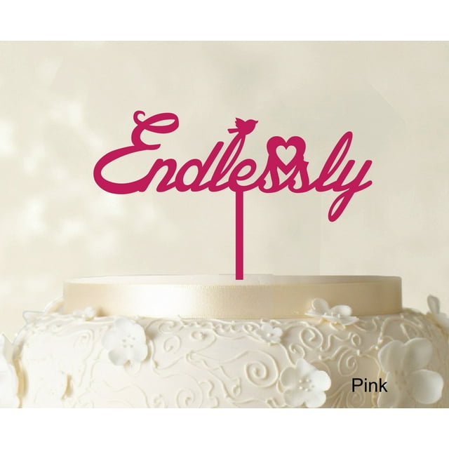 Custom Initial Cake Topper Personalized Name Cake Topper Color Option Available 5-7 Inches Wide