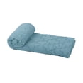 thumbnail image 3 of Home Soft Things Ashley Brushed Fauxfur Throw with Sherpa and Borrego Backing Silver Blue 60" x 80" Faux Fur, Microfiber, Sherpa Modern &, 3 of 5