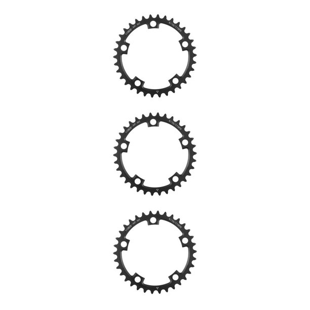 Platos y bielas de bicicleta Naiovety Aleación Anodizado Professional 110BCD 34T 3Conjunto