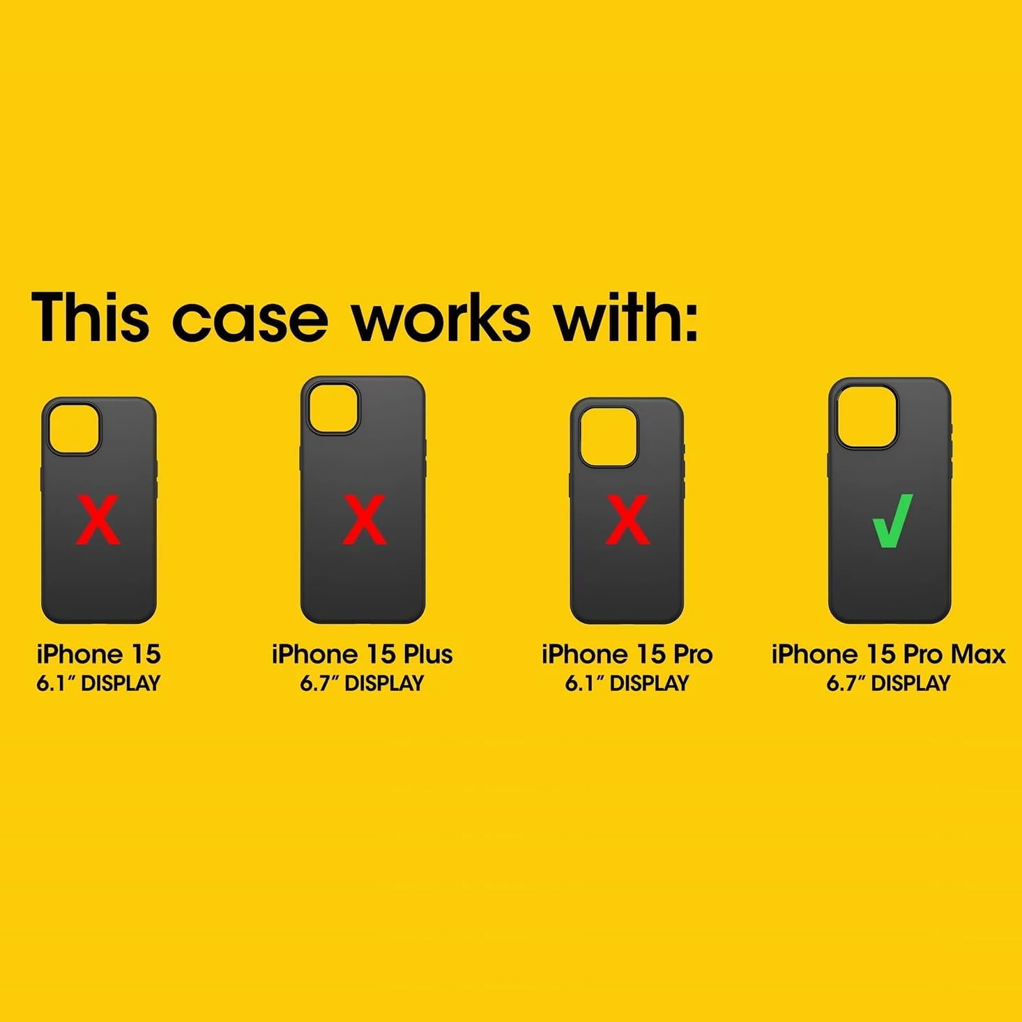 OtterBox Commuter Series MagSafe Case for iPhone 15 Pro Max, Crisp Denim