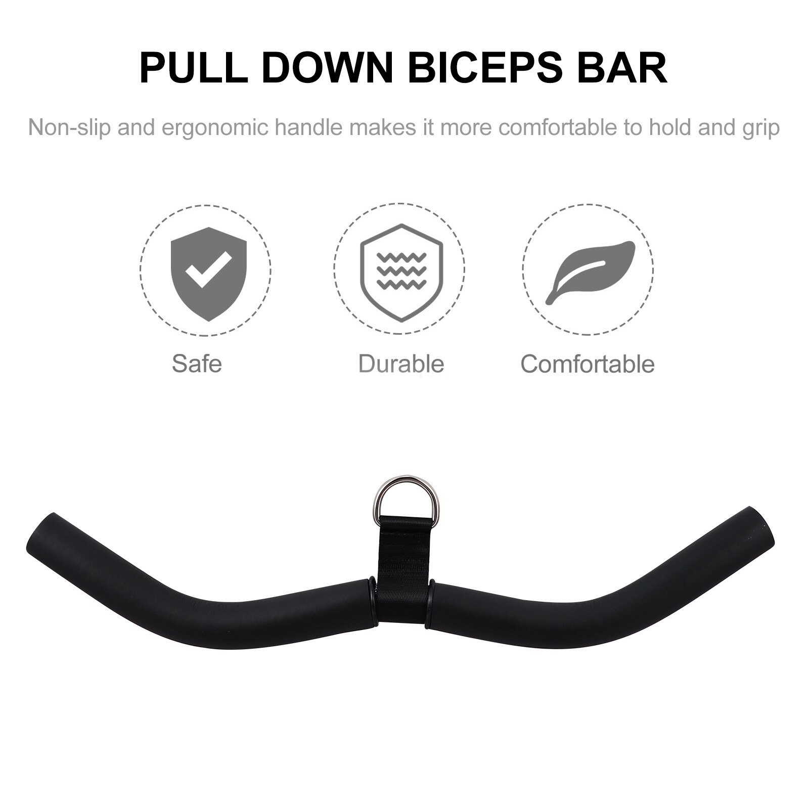 FRCOLOR 1Pc Pull Down Bar Back Muscle Exerciser Muscle Pull Equipment