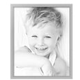 thumbnail image 2 of ArtToFrames 22" x 27" Stainless Steel Picture Frame, 22x27 inch Silver MDF Poster Frame (WOM-3882),  Pack, 2 of 8