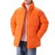 thumbnail image 3 of Gibobby Chaquetas ligeras con cierre Abrigo de invierno para hombre, cálido, de felpa, con bolsillo sólido, cuello levantado, cremallera, chaqueta con mosca(RD1,M), 3 of 4