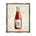 thumbnail image 3 of Stupell Industries Trendy Diner Ketchup Condiment Luxury Fashion Pattern Graphic Art Luster Gray Floating Framed Canvas Print Wall Art, Design by Ziwei Li, 3 of 5