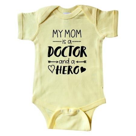

Inktastic My Mom is a Doctor and a Hero Gift Baby Boy or Baby Girl Bodysuit