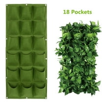 XYAIYT Vertical Hanging Garden Planter 9 18 Pocket Eco Friendly Wall Plant Bag for Herbs and Flowers Suit for Balcony Terrace Courtyard Modular Design from Recycled PET