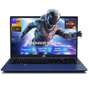 17.3" Gaming Laptop 16GB RAM 1TB SSD AMD Ryzen 9 8945HS (Beat i9-13900H) AMD Radeon 780M GPU-Computer with 100W Type-C AI-Enhanced for Copilot VR Ready Backlit Keyboard Fingerprint Blue