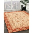 thumbnail image 2 of Ahgly Company Indoor Rectangle Abstract Bright Orange Abstract Area Rugs, 4' x 6', 2 of 6