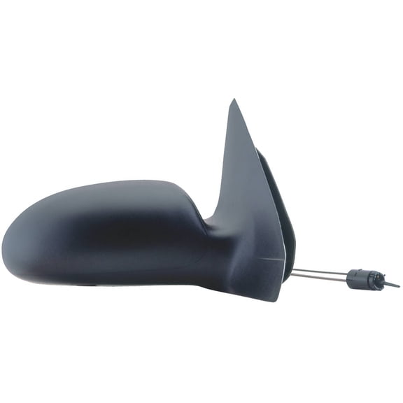 61557F - Fit System Passenger Side Mirror for 00-02 Ford Focus to 11/29/01, black, non-foldaway, Manual Remote