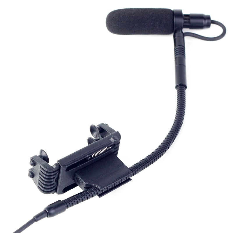 Violin Clip-On Musical Instrument Microphone for Fiddle Hypercardioid Gooseneck Condenser Microphone Compatible For AKG Bodypack Transmitter