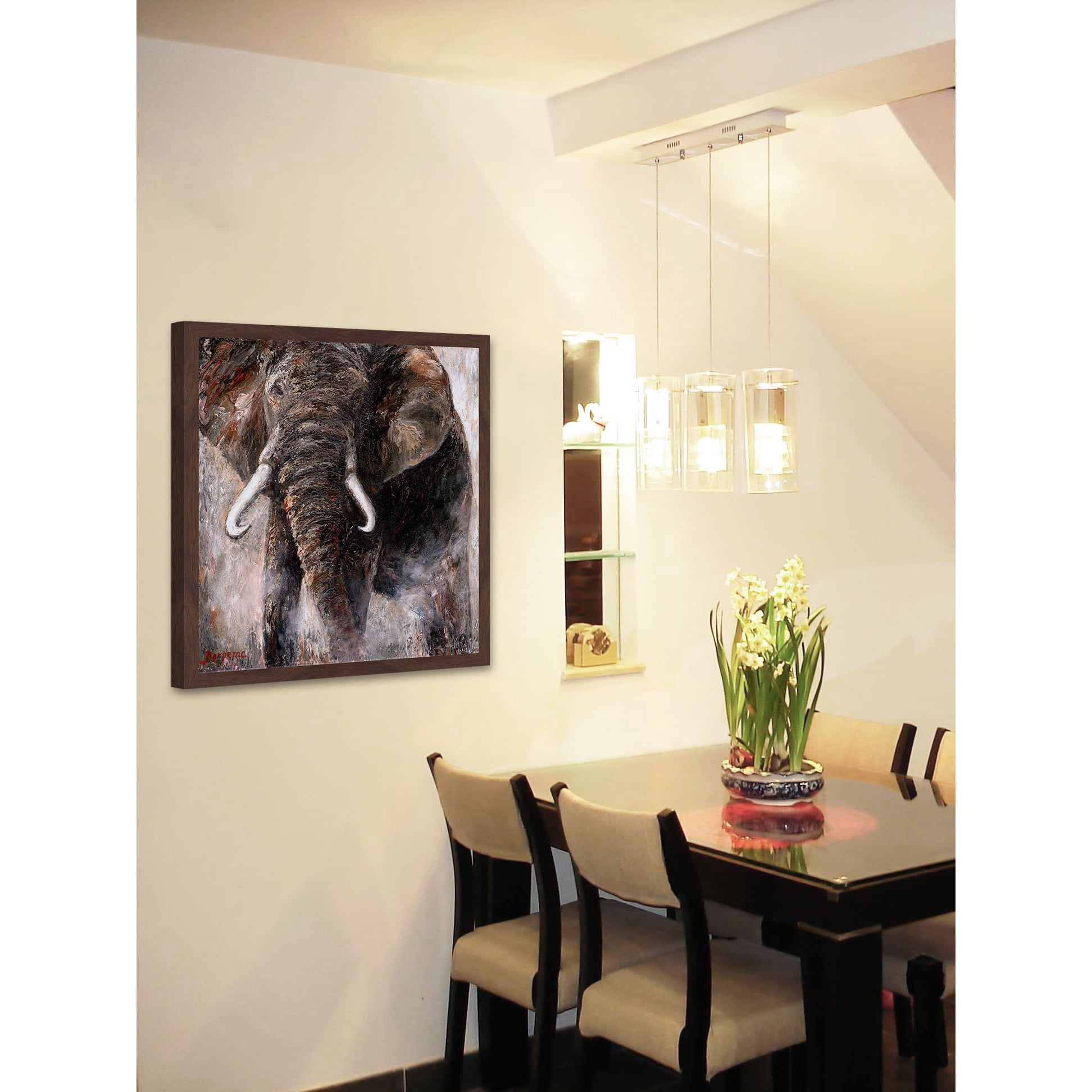 Marmont Hill "Brave" by Bergerac Framed Painting Print