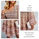 thumbnail image 5 of Vestido con estampado floral, vestido largo con escote en V y mangas abullonadas Vestido con escote en V y mangas abullonadas Uso práctico, 5 of 6