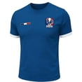 thumbnail image 3 of Soccer Cup 2026 Jersey for Men, Crew Neck Short Sleeve France Rooster & Stars Graphic Tee - Soft Cotton Blend Fan Top for Match Day & Stadium Blue L, 3 of 6