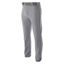 A4 Pro-Style Open Bottom Baseball Pant Moisture Wicking to Keep Athletes Cool For Mens Color Grey Size M