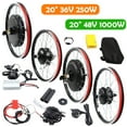 thumbnail image 6 of FETCOI 20" Front/Rear Wheel Hub Electric Bike Conversion Kit, 36V 250W/48V 1000W E-Bike Powerful Hub Motor Kit with SW-810LED Display Waterproof Wire Front/Rear Wheel Hub Assembly Motor Kit, 6 of 16