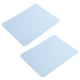 thumbnail image 5 of 2 alfombrillas de ratón de cuero PVC impermeable para escritorio, cojín para oficina, hogar, protector de ratones, 27 x 21 cm, color azul claro, 5 of 14