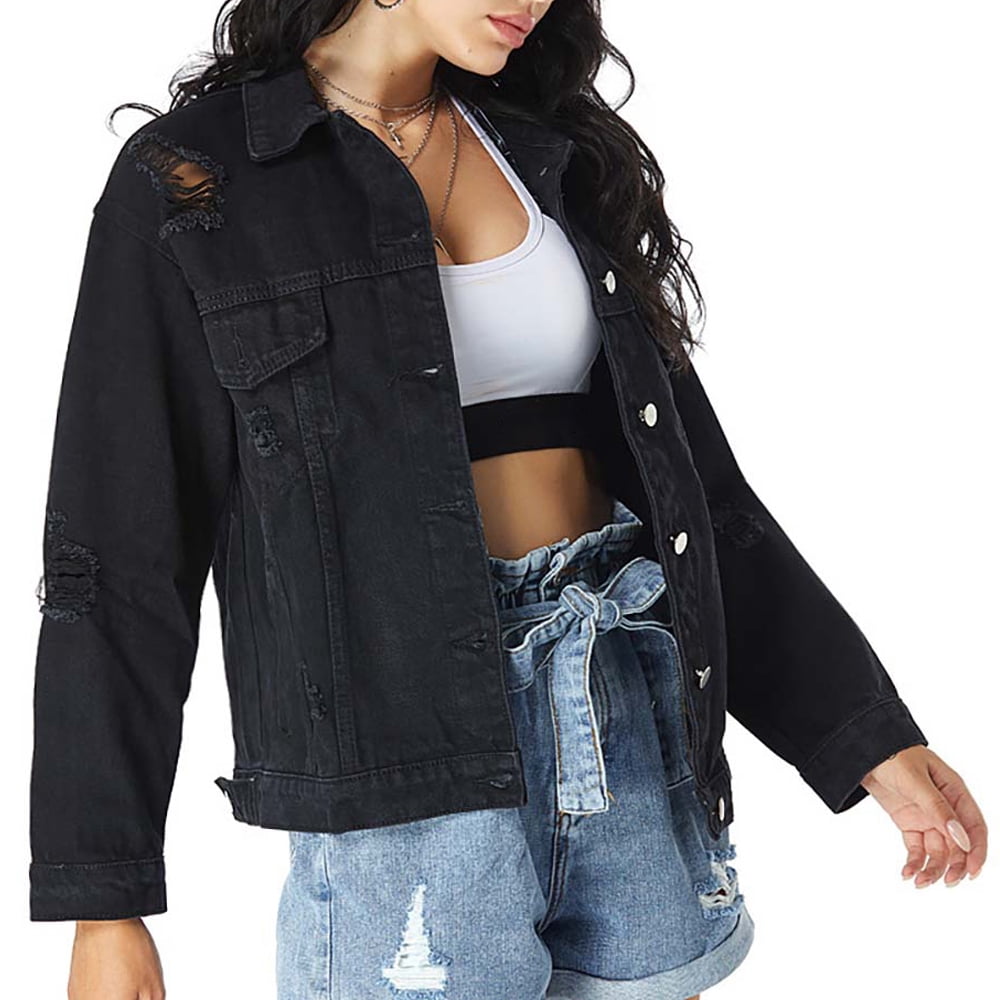 Dimtso Denim Jacket Black Xs - Walmart 