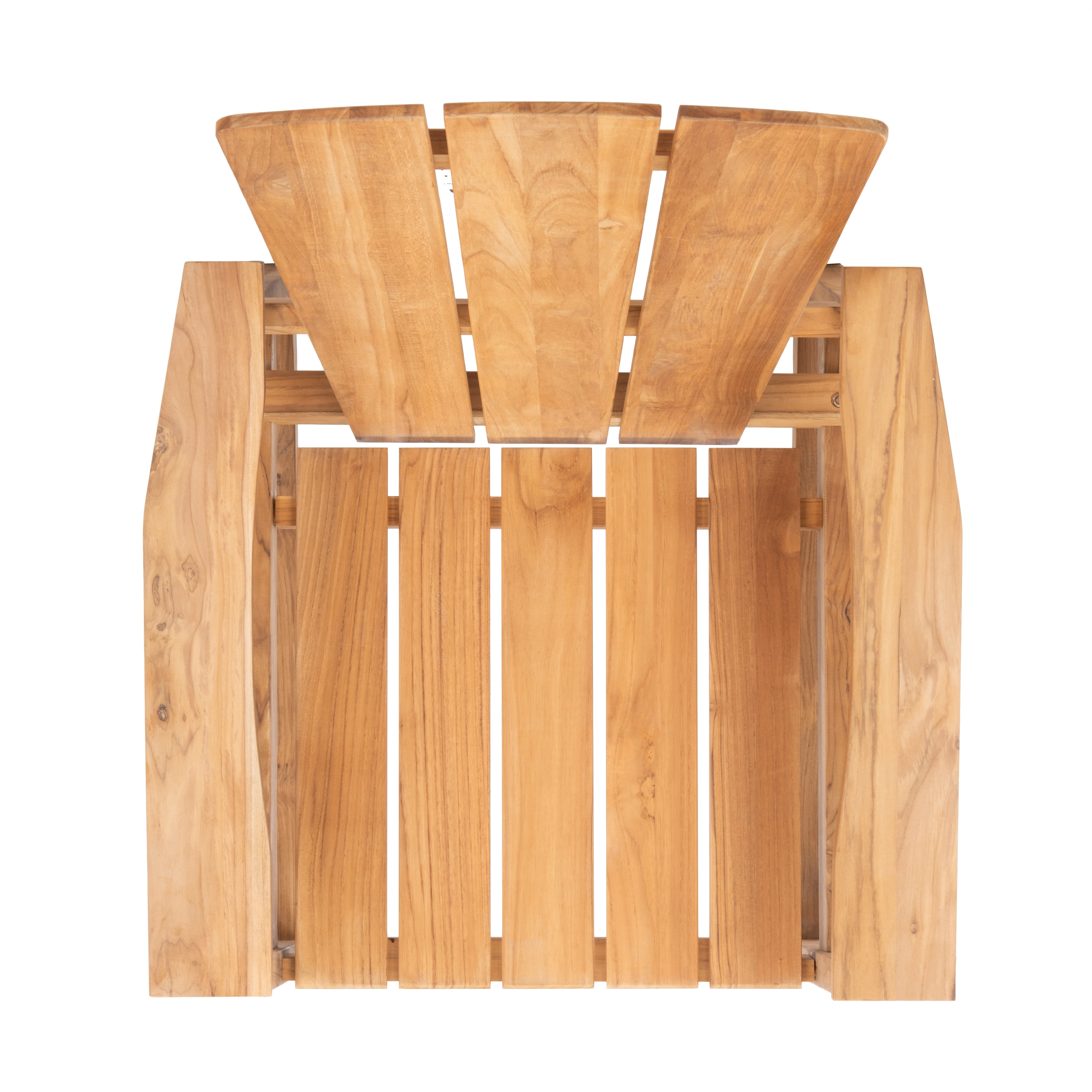 SAFAVIEH Couture San Juan Brazilian Teak Adirondack Chair, Natural