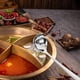 thumbnail image 5 of Cuchara de sopa de acero inoxidable 304 Cuchara grande redonda para olla caliente Cubiertos de cocina de mango largo (tamaño L), 5 of 6