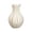B, variant on Ribbed Matte Ceramic Vase with Faux Branches – 8.3 x 5.1 Inches, Modern Flower Vase for Coffee Table, Bedside & Dining Centerpiece