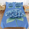 thumbnail image 4 of Bedding Set Blue Hydrangea Bloom Bat Duvet Cover Set Comforter Cover Ultra-Soft Polyester Quilt Cover, 4 of 6