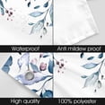 thumbnail image 2 of Extra Long Blue Eucalyptus Leaves Shower Curtain, Watercolor Plant Floral Bathroom Shower Curtain, Fabric Waterproof Botanical Shower Curtain with 12 Hooks, 72 x 84 Inch, 2 of 8
