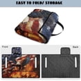 thumbnail image 5 of KUIFORTI Eagle American Flag Golf Cart Seat Cover Travel Sports Cart Seat Cushion Covers Comfortable Fits for EZGO, Yamaha, Club Car and More 2 Seats Golf Carts Durable, 5 of 7
