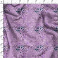 thumbnail image 3 of Soimoi Poly Canvas Purple Fabric By the Yard - 56 Inch Wide - Florals, Leaves Print Fabric - Elegant & Beautiful Patterns for Fashion and Home Decor Printed Fabric, 3 of 6