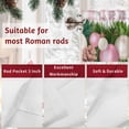 thumbnail image 7 of Valances for Windows Christmas Balls Rod Pocket Cafe Window Treatments Valance Curtains for Kitchen Bathroom Laundry Basement Windows 56"x16", 7 of 7
