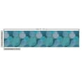 thumbnail image 3 of Ambesonne Floral Fabric by the Yard Upholstery, Clove Petals Vibrant, 1 Yard, Petrol Blue Teal, 3 of 5