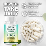 Glow Greens Advanced Gut Support Pills Advanced Energy Vitamin Supplement GlowGreens 180 Capsules