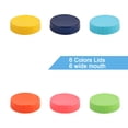 thumbnail image 3 of Unique Bargains 6 Pcs Plastic Mason Jar Lids Wide Mouth Mason Canning Jars Top Food Storage, 3 of 7