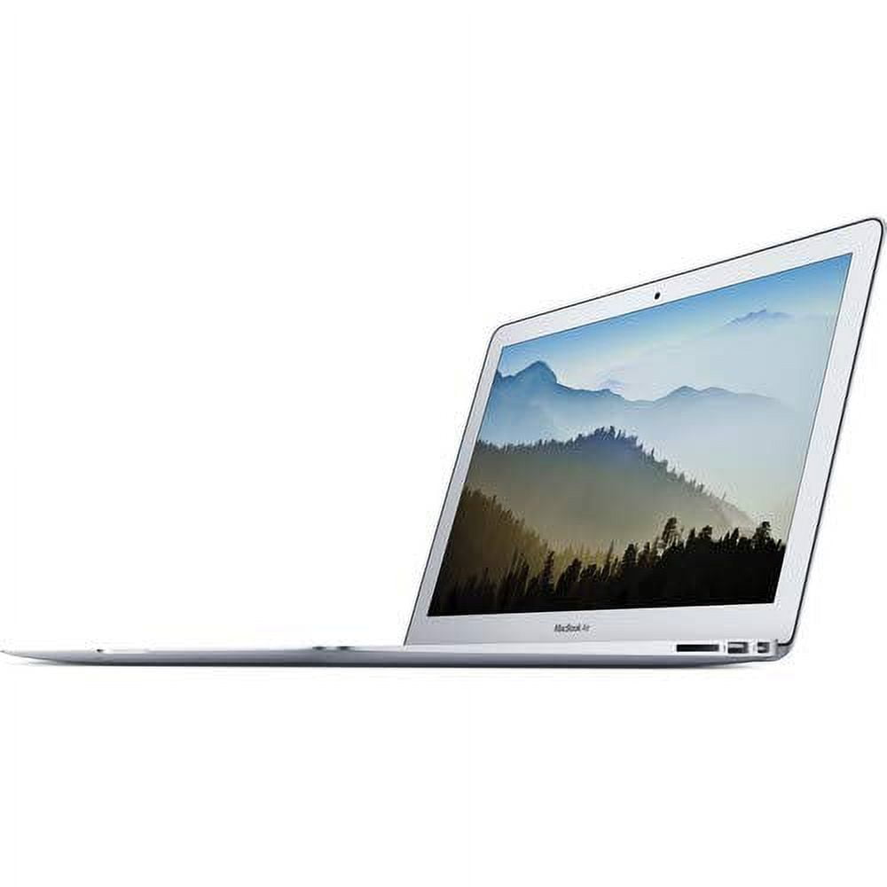Apple 13 Inch MacBook Air Laptop Computer Mid 2017 Version Silver 256GB SSD with Turquoise Soft Touch Hard Case Shell Cover with Keyboard Cover New Open Box Walmart