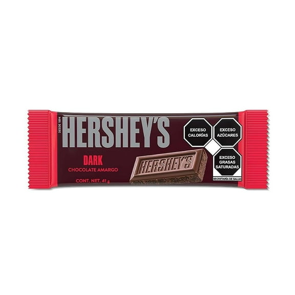 Chocolate amargo Hershey's Dark en barra  41 g